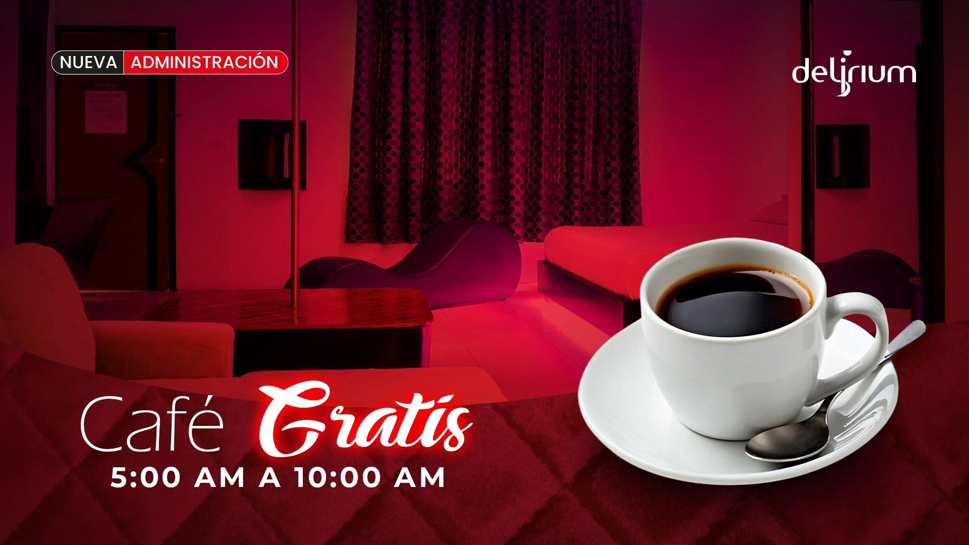 Café gratis 5 a 10 de la mañana