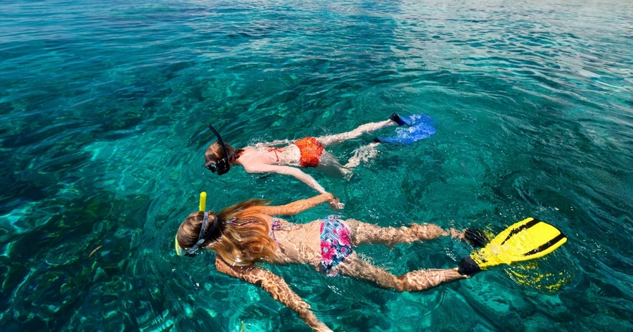 isla mujeres snorkel en pareja